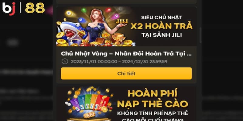 Danh sách các trò chơi phổ biến nhất tại trang chủ BJ 88