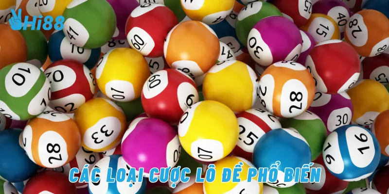 Các loại cược lô đề phổ biến