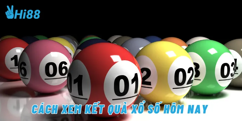 Cách xem kết quả xổ số hôm nay