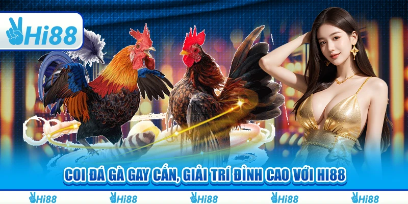 Coi Đá Gà Gay Cấn, Giải Trí Đỉnh Cao Với Hi88
