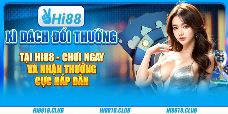 Xì dách đổi thưởng tại Hi88 - Chơi ngay và nhận thưởng cực hấp dẫn