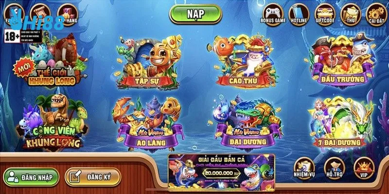 Trải nghiệm bắn cá hải tặc độc đáo